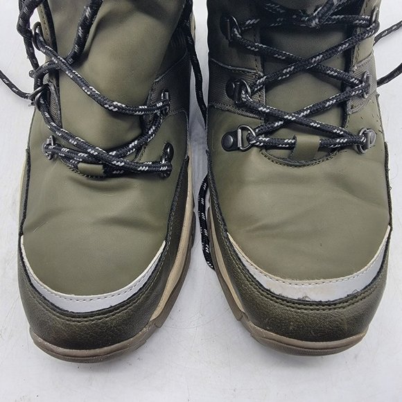 Z by Zella Terran Mens 10M Olive Green Outdoors Boots Comfort Casual Workwear - Picture 13 of 14